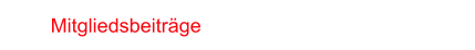 Mitgliedsbeiträge