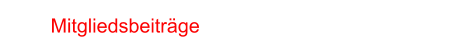 Mitgliedsbeiträge